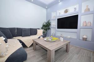 Część wypoczynkowa w obiekcie Blue North Luxury Apartment
