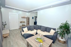 Część wypoczynkowa w obiekcie Blue North Luxury Apartment