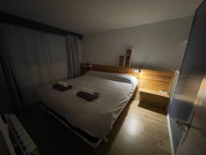 A bed or beds in a room at Apartament El Pou