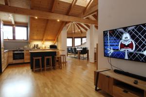 Kuchyňa alebo kuchynka v ubytovaní KELCHALM Superior Apartment