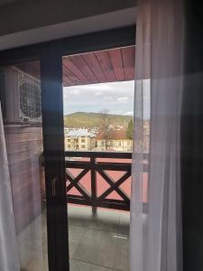 Un balcon sau o terasă la Rose Residence