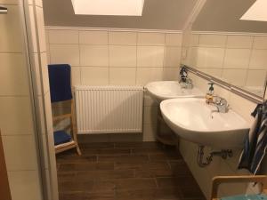 Koupelna v ubytování Ferienwohnung 1000 Krauthof