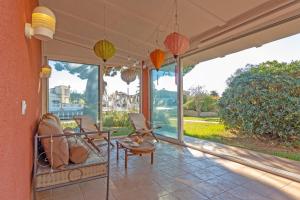 Balkón alebo terasa v ubytovaní Apart-rent Villa Ter 0010