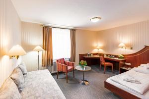 Voodi või voodid majutusasutuse Hotel Wartburg toas