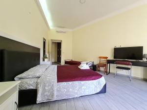 TV a/nebo společenská místnost v ubytování Lili & Aurora Home
