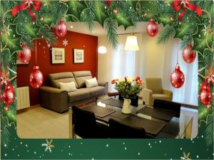 A seating area at Les Cotolles Centro