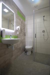 Koupelna v ubytování Cubby Hotel