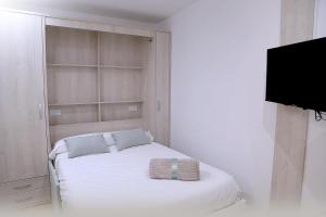 Postel nebo postele na pokoji v ubytování Estudio Pz Mercado 1 1