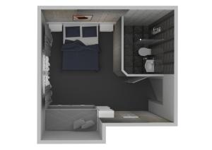 Koupelna v ubytování Cubby Hotel + 37 fotografií