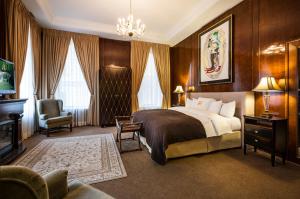 Postel nebo postele na pokoji v ubytování LHotel + 37 fotografií