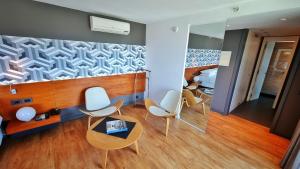 Istumisnurk majutusasutuses BIT Design Hotel