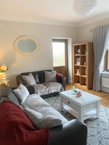 Area soggiorno di Carraig House Cozy countryside apartment