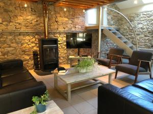 Posezení v ubytování Holiday home Gite Saint Donat