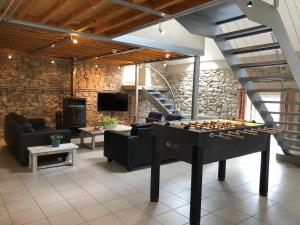 Posezení v ubytování Holiday home Gite Saint Donat