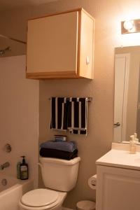 A bathroom at Entire cozy nest minutes from Dulles Airport