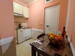 Kuchyň nebo kuchyňský kout v ubytování Villa Aleksandra - T