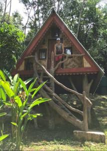 Κήπος έξω από το Treehouse Holidays-Little house