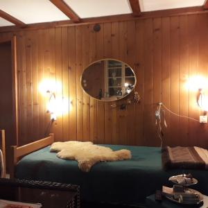 Posezení v ubytování Chalet Gotthelf Gartenstudio, Ferien mit Hund