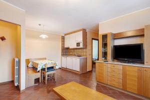 A kitchen or kitchenette at Chalet Meridiana Appartamento 8