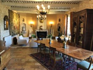 Ruang duduk di Villa du defens