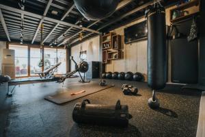 Fitness centrum a/nebo fitness zařízení v ubytování Grand Hotel Azmakhan Spa&Welness