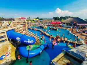 Bazén v ubytování Aloha Glamp - Okrągłe domki - Las i rzeka - Balia - Sauna - Góry nebo v jeho okolí