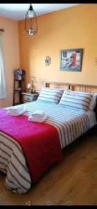 Postel nebo postele na pokoji v ubytování Apartamento La Alcancía