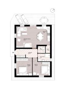 The floor plan of Holiday house Liptovský Ján
