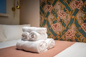 Cama o camas de una habitación en Stylish and fancy flat close to Montenapoleone Brera by Easylife