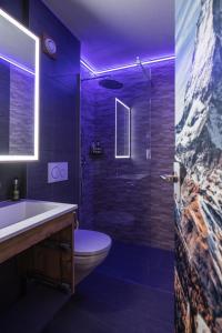 Koupelna v ubytování Haus Floralp