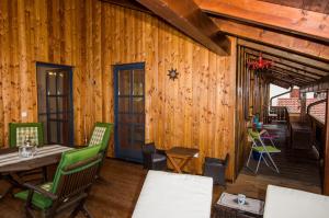 Restaurace v ubytování Ferienwohnung Sternschnuppe