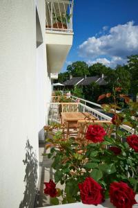 Balkón nebo terasa v ubytování Parkhotel Obermenzing