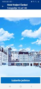 a rendering of a rendering of a building at apartman Kraljevi čardaci Sadikovic sa garažom in Kopaonik