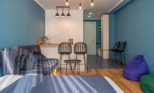 Posezení v ubytování New Gudauri Atrium apartment #514 + 27 fotografií
