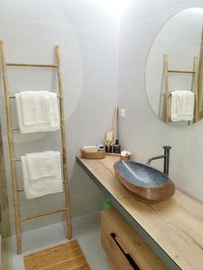Koupelna v ubytování Boho katoikia