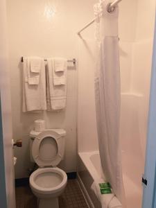 A bathroom at Extended Studio Suites