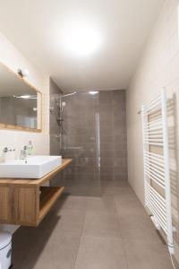 Koupelna v ubytování Apartmány pod Zakletým - Hotel Říčky