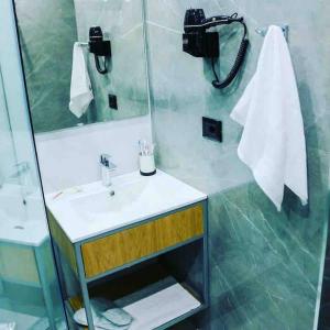 Koupelna v ubytování Апарт-отель Nine Rooms