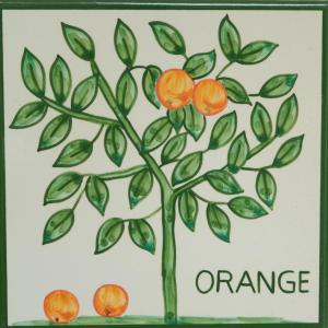 ラゴスにあるCasa Monte Cristo Apartments - Orangeの三橙のオレンジの図