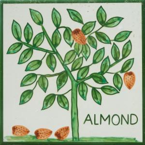 dessin d'un arbre aux amandes dans l'établissement Casa Monte Cristo Apartments - Almond, à Lagos