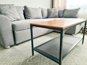 Posezení v ubytování Nika Apartment - Aare Jungfrau AG