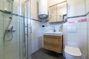 Koupelna v ubytování Villa Kamen