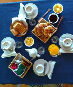 Opciones de desayuno para los huéspedes de Hosteria Sirena