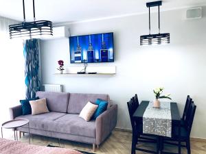 Posedenie v ubytovaní Apartment Superior Baltic with Terrace - FREE Pool, Saunas, Jacuzzi, Fitness, Salzgrotte