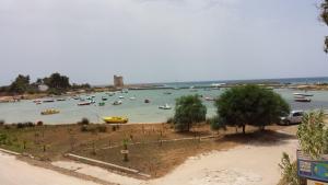 a group of boats in a body of water at B&B Al Melograno in Sant'Isidoro