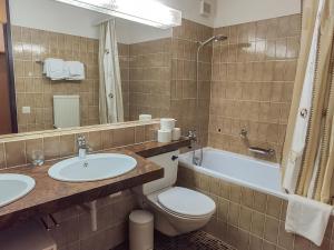 Vonios kambarys apgyvendinimo įstaigoje Apartment Allod-Park-4 by Interhome