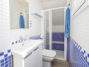 マズノウにあるApartment Terrassa by Interhomeのバスルーム(洗面台、トイレ、シャワー付)
