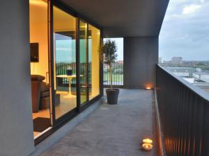 a balcony with a view of a building at Apartment Victoria by Interhome in Ostend