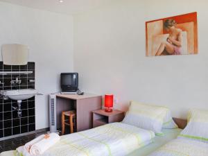 เตียงในห้องที่ Apartment Casablanca-1 by Interhome