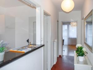 pasillo con escritorio y pasillo con pasillo en Apartment Junior Suite 1-4 by Interhome, en Ascona